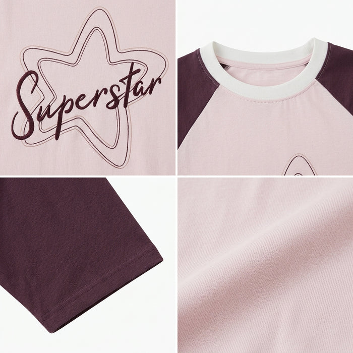 Superstar Raglan Sleeve Top In