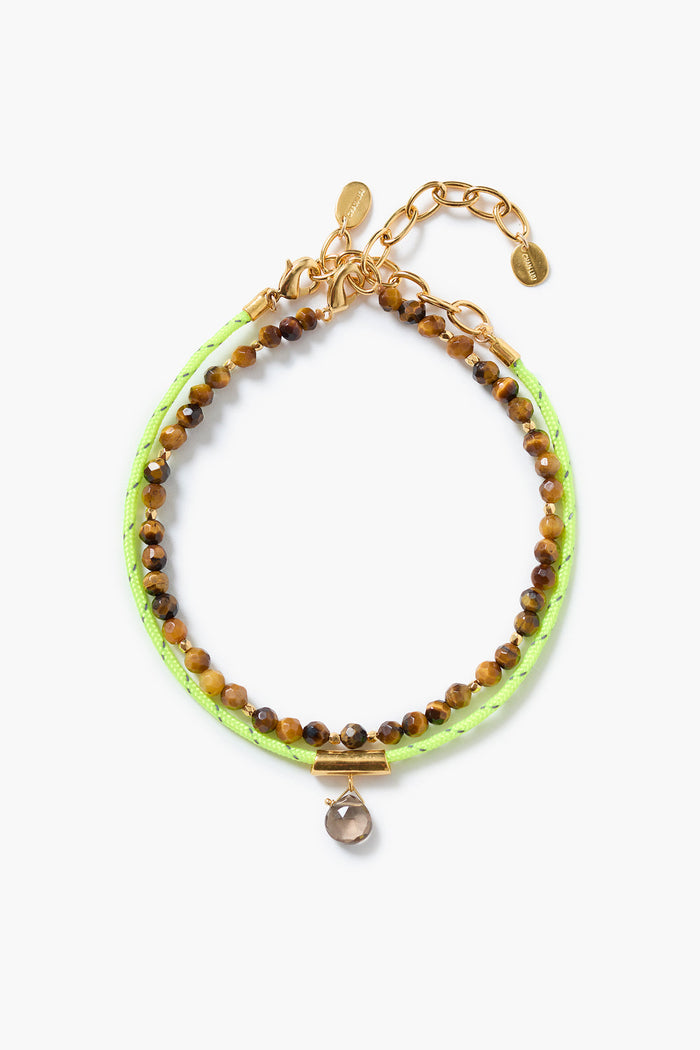 Surf Anklet Set Tiger's Eye