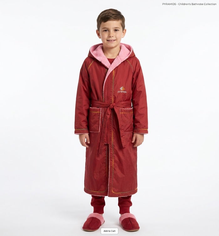 Swimming Hooded Beach Robe With Belt