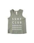 tank top - surf club on vetiver