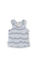 tank top - waves on sea fog