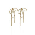 Tassel Bow 3-in-1 Earrings