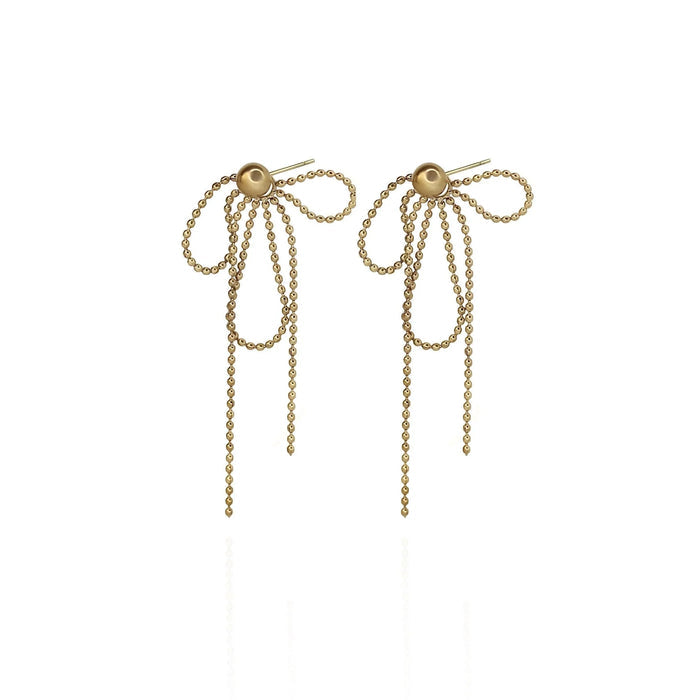 Tassel Bow 3-in-1 Earrings