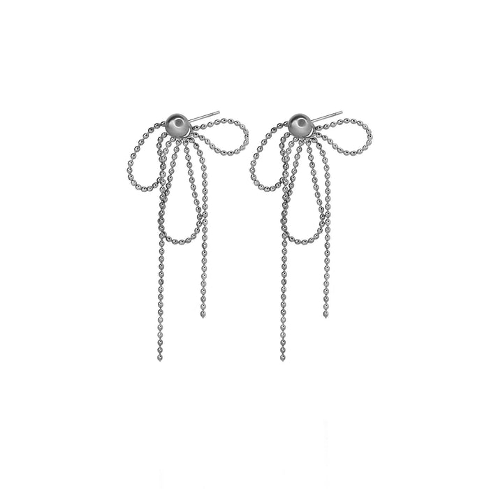 Tassel Bow 3-in-1 Earrings