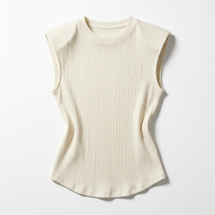 Textured Cap Sleeve Top