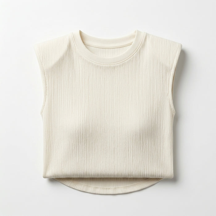 Textured Cap Sleeve Top