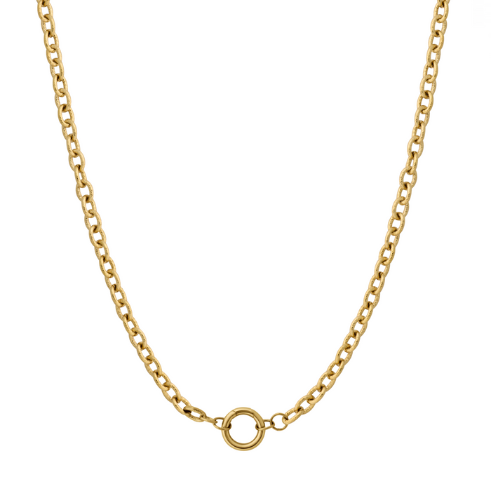 Textured Essential Charm Necklace
