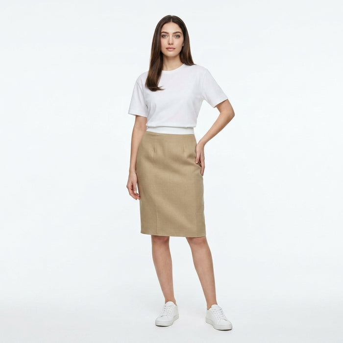Textured Mini Skirt