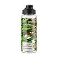 Tiger Camouflage Plastic Water Bottle With Flip Top Lid