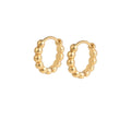 Titanium Poppy Hoops