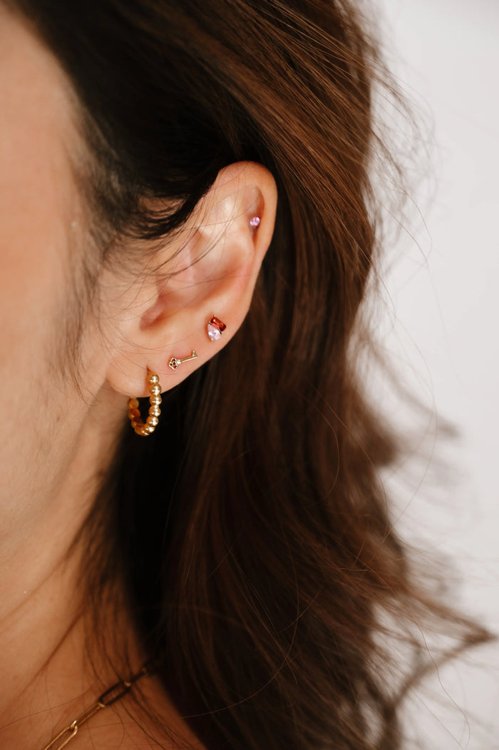 Toi et Moi Flat Back Stud