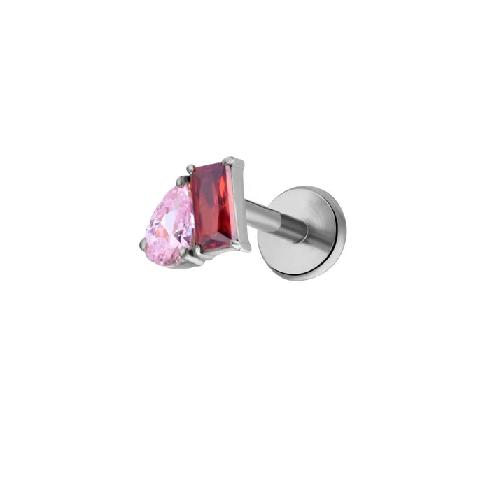 Toi et Moi Flat Back Stud