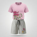 Tom And Jerry Kids Graphic T Shirt And Shorts Set