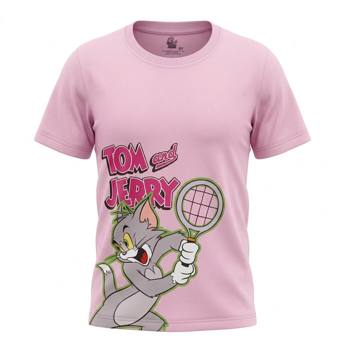 Tom And Jerry Kids Graphic T Shirt And Shorts Set