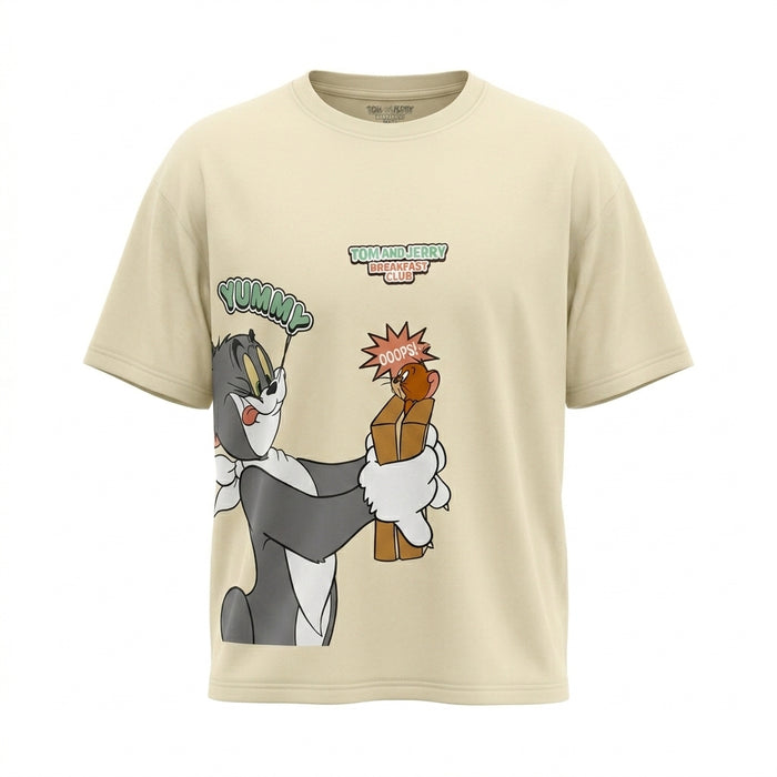 Tom And Jerry Kids Yummy Graphic T Shirt And Shorts Set