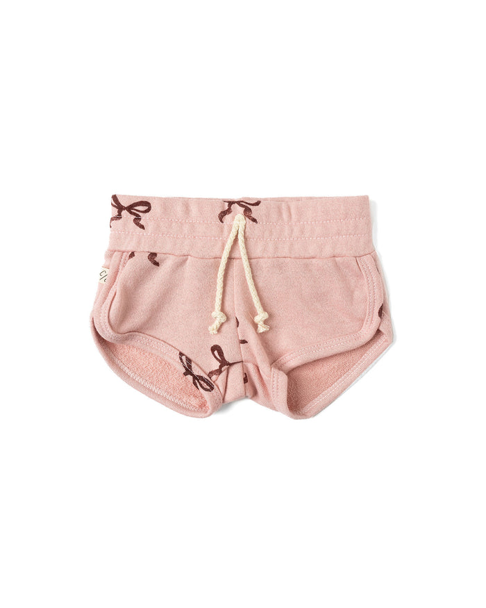 track shorts - classic bows