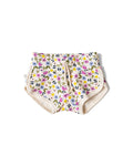 track shorts CO - bright ditsy floral
