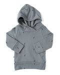 trademark raglan hoodie - bolts on mineral blue