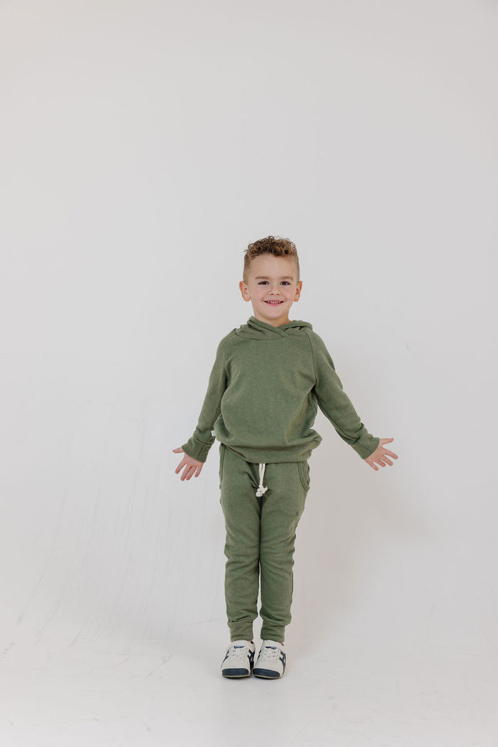 trademark raglan hoodie - crocodile