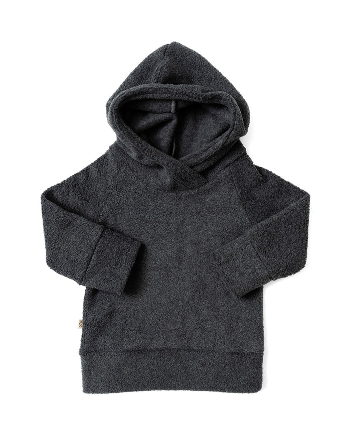 trademark raglan hoodie - granite - polar fleece