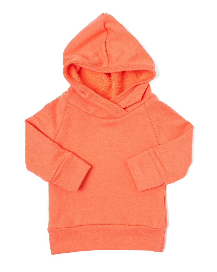 trademark raglan hoodie - living coral