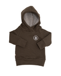 trademark raglan hoodie - tree patch on dark fatigue