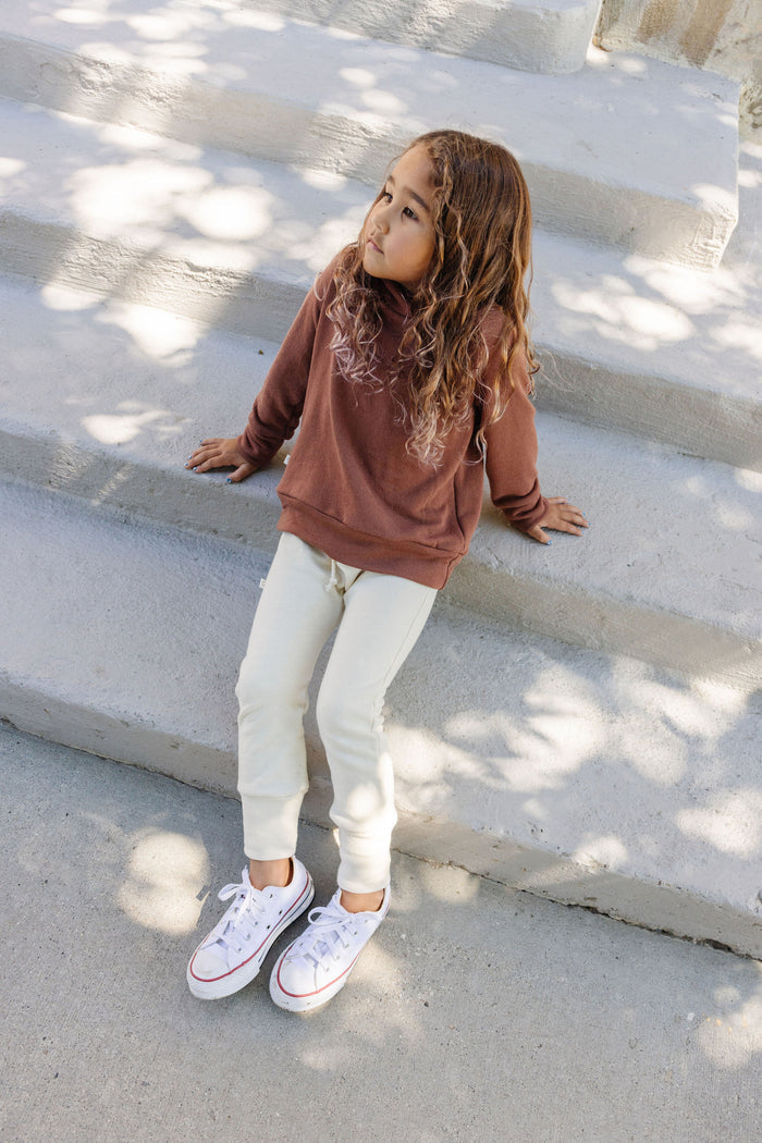 trademark raglan hoodie CO - acorn