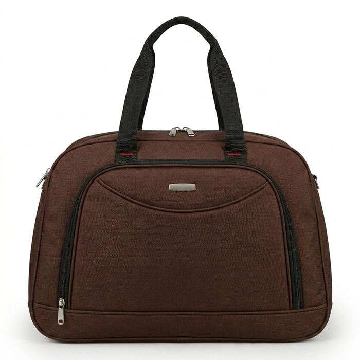 Travel Duffle Bag With Front Zip Pocket