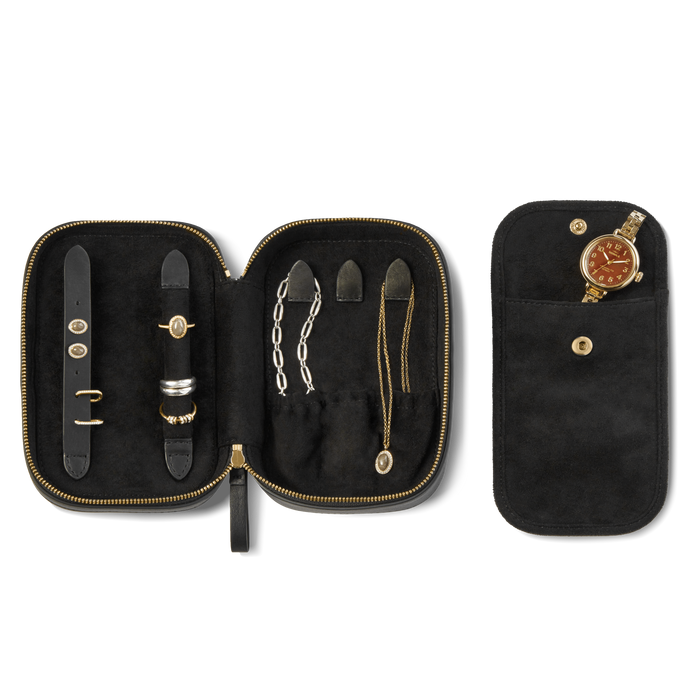 Travel Jewelry Case - Black