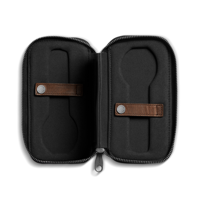 Travel Watch Case - Medium Brown