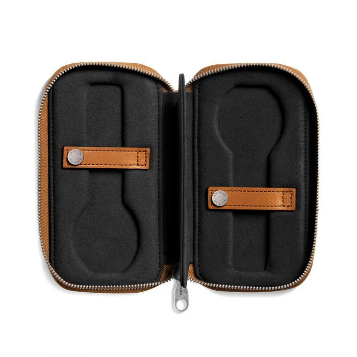 Travel Watch Case - Tan