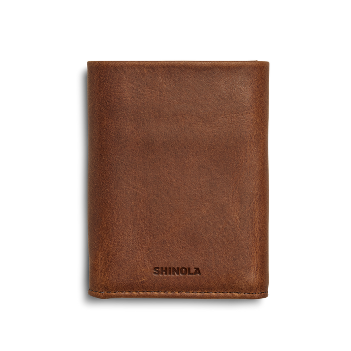 Trifold Wallet - Medium Brown