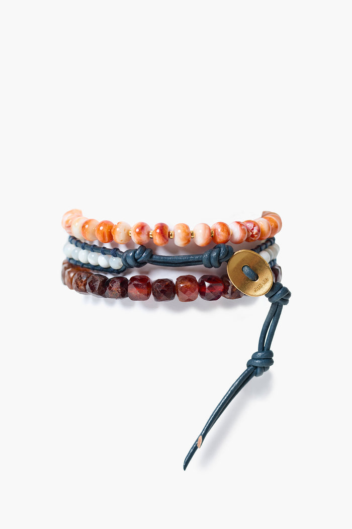 Trinity Bracelet Set Sunset