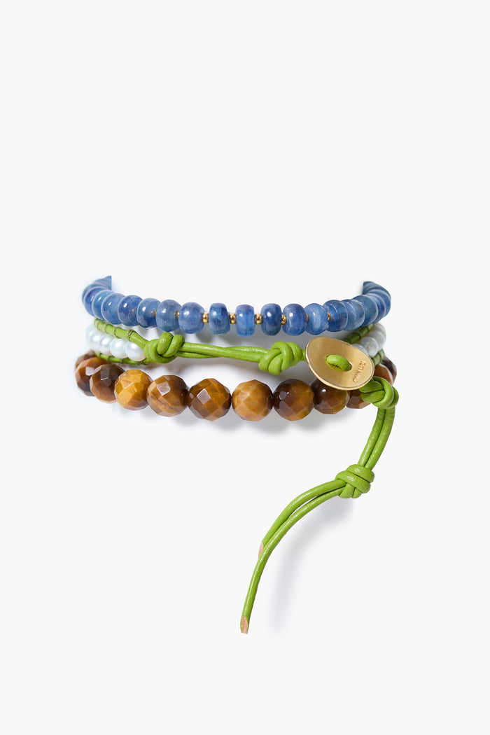 Trinity Bracelet Set Tiger's Eye