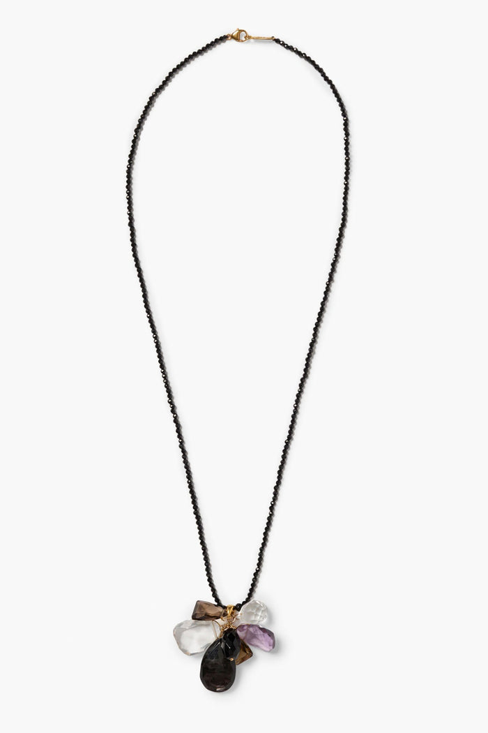 Trove Necklace Black Spinel