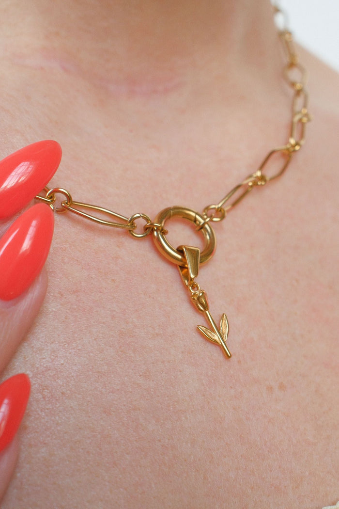 Tulip Necklace Charm