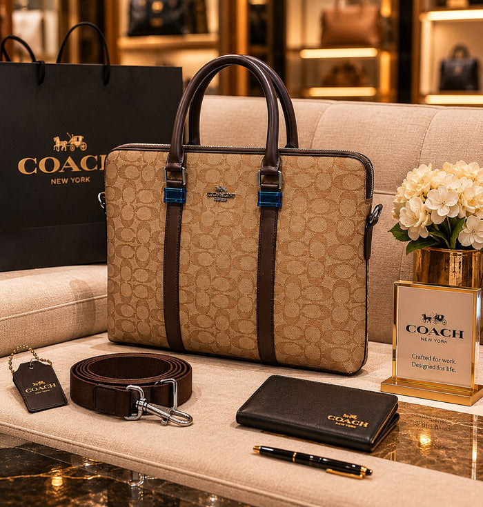 COACH UNISEX LAPTOP BAG Superb quality