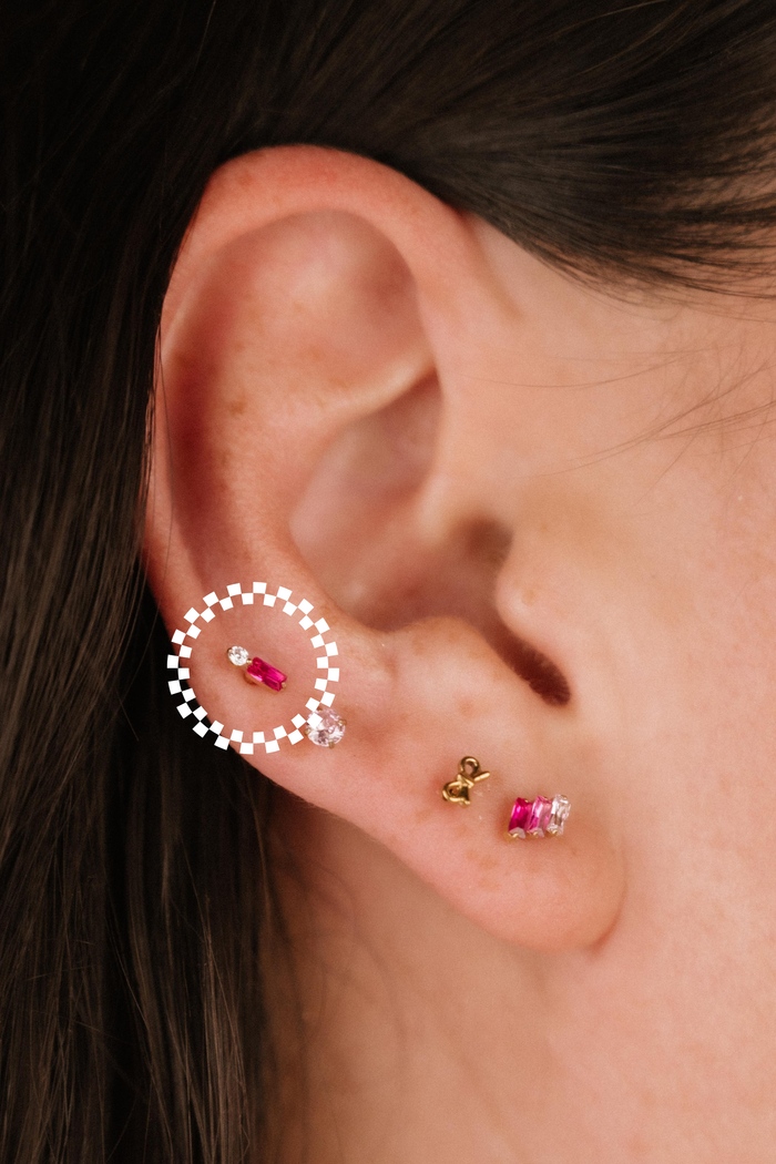 Vela Flat Back Stud