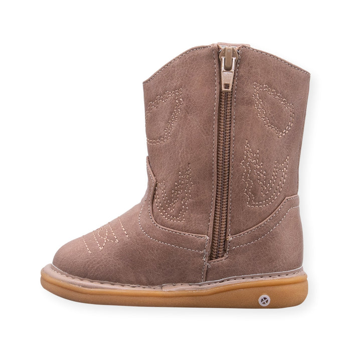 Western Boot Beige - Wee Squeak