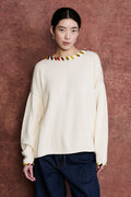 Whipstitch Sweater Eggshell