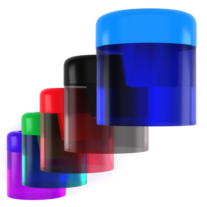 Wholesale Pencil Sharpeners in Assorted Colors - Double Hole - Bulk Case of 500 Sharpeners