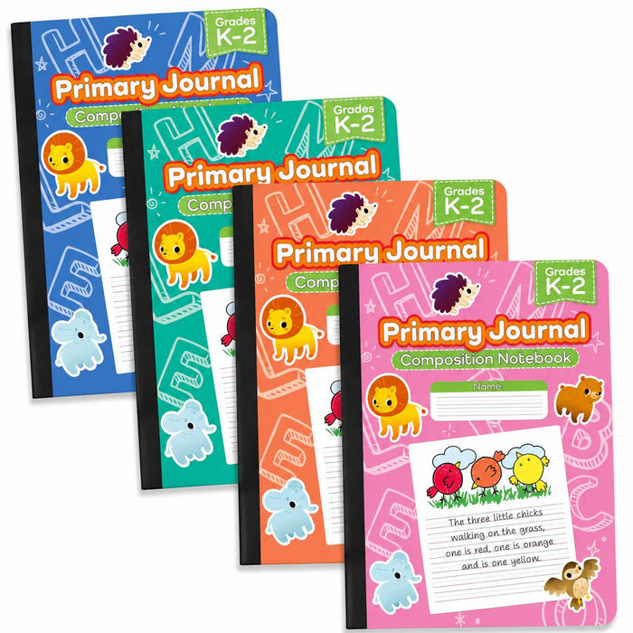 Wholesale Primary Composition Notebooks for Grades K-2 | 100 Sheets - Bulk Case of 48