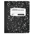 Wholesale Wide Ruled Composition Notebooks in Black - Bulk Case of 48 Notebooks