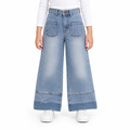 Wide Leg Jeans With Front Pockets