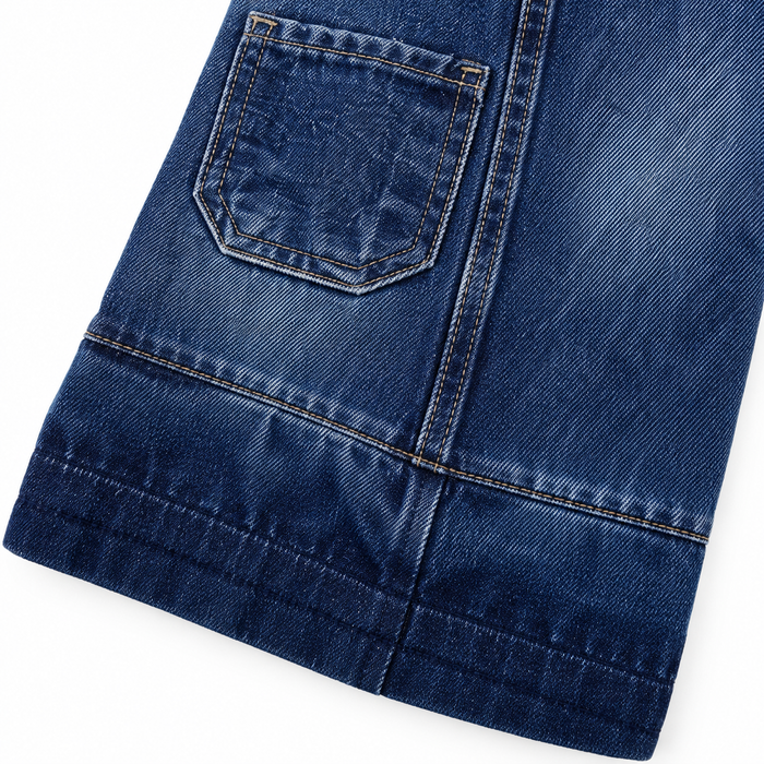 Wide Leg Jeans With Front Pockets