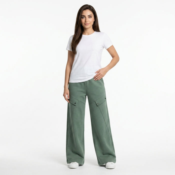 Wide Leg Utility Pants