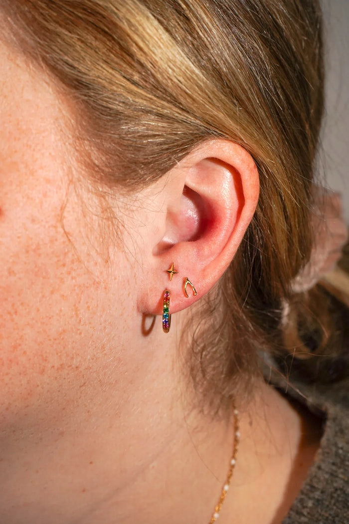 Wishbone Flat Back Stud