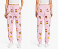 Woman Character Print Jogger Pants