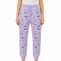 Woman Character Print Jogger Pants