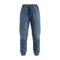 Girls Elastic Waist Denim Jogger Pants